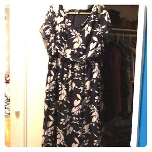 Nine West long floral dress